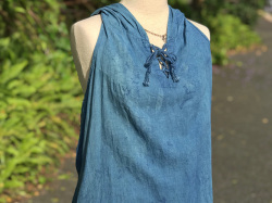 【アウトレット品】asana NEW フェアリーパーカー・バティック草木染め