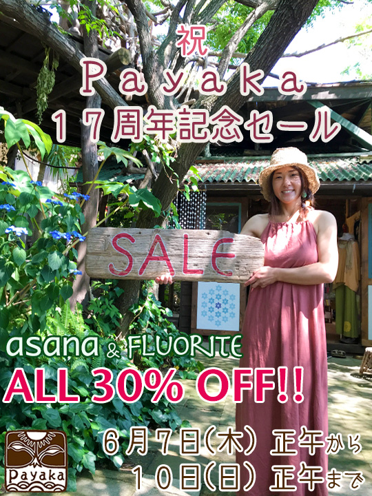 Payaka17周年記念セール